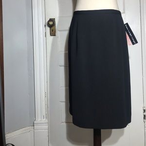 Black pencil skirt size 12 Vienna dress barn